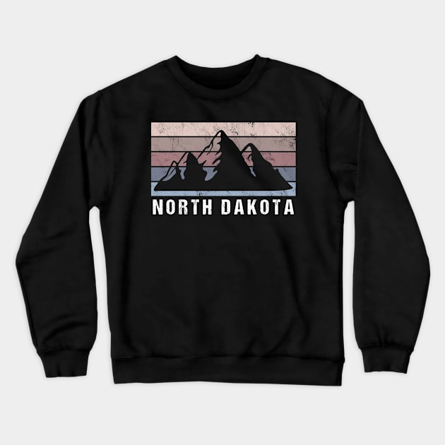 North Dakota Gift Crewneck Sweatshirt by JKFDesigns